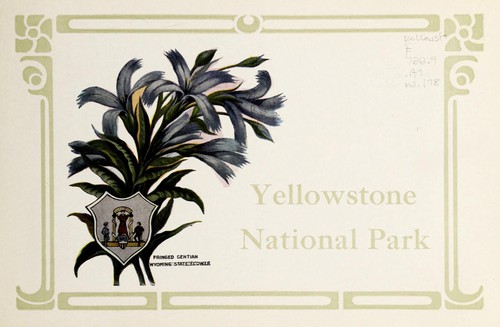 Cover for Yellowstone National Park