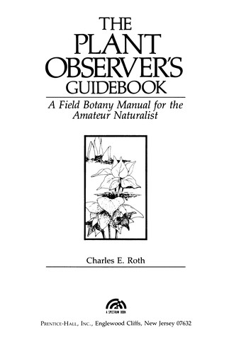 Cover for The plant observer's guidebook
