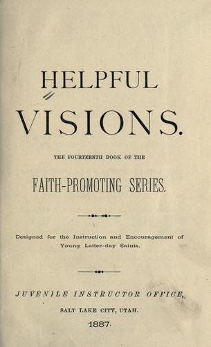 Cover for Helpful visions
