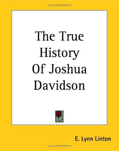 Cover for The True History of Joshua Davidson