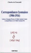 Cover for Correspondances lyonnaises