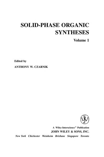 Cover for Solid-phase organic syntheses