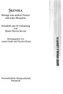 Cover for Skenika: Beitrage zum antiken Theater und seiner Rezeption 