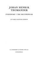 Cover for Johan Henrik Thomander