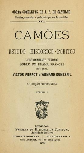 Cover for Camões