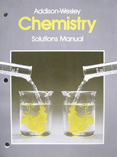Cover for Addison-Wesley Chemistry Solutions Manual