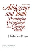 Cover for Adolescence and youth
