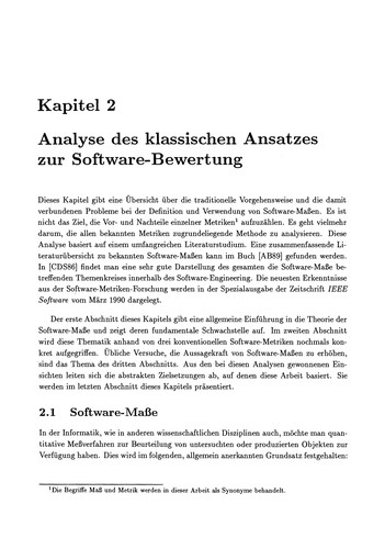 Cover for Software-Bewertung