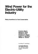Cover for Wind power for the electric-utility industry