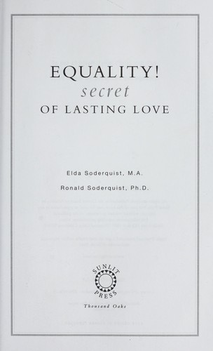 Cover for Equality