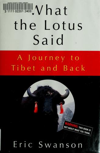 Cover for What the Lotus Said
