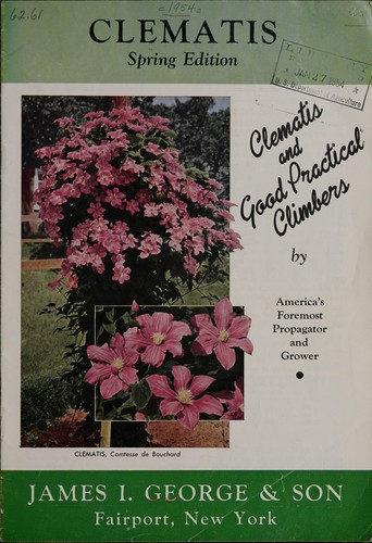 Cover for Clematis, spring edition