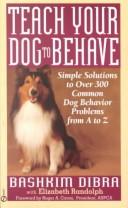 Cover for Teach your dog to behave