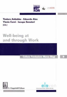 Cover for Well-Being at and Through Work