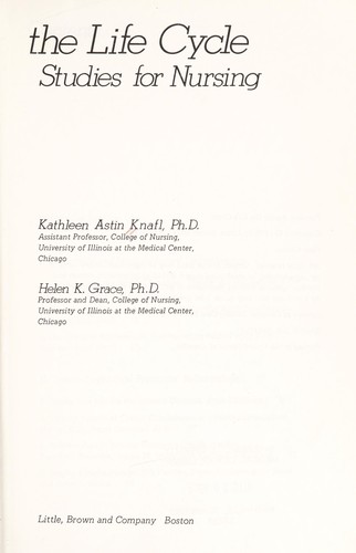 Cover for Families across the life cycle
