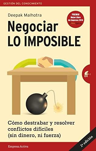 Cover for Negociar lo imposible