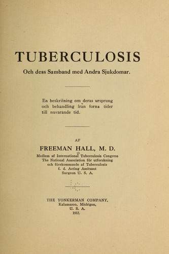 Cover for Tuberculosis och dess samband med andra sjukdomar.