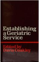 Cover for Establishing a geriatric service