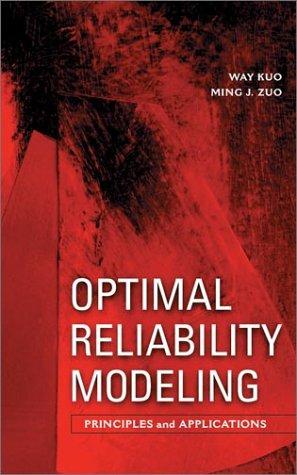 Cover for Optimal Reliability Modeling