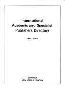 Cover for International academic and specialist publishers directory