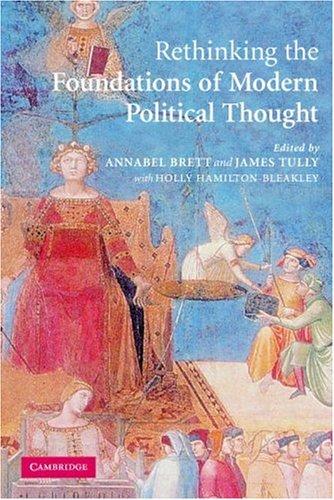 Cover for Rethinking the Foundations of Modern Political Thought