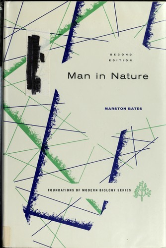 Cover for Man in nature.