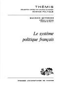Cover for Le système politique français