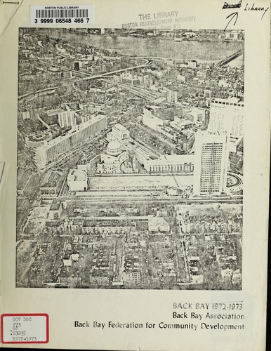 Cover for Back bay