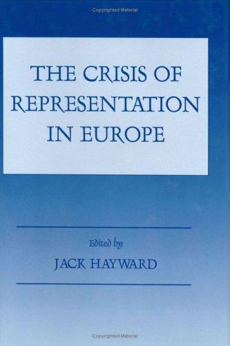 Cover for The crisis of representation in Europe