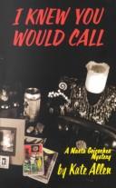 Cover for I knew you would call