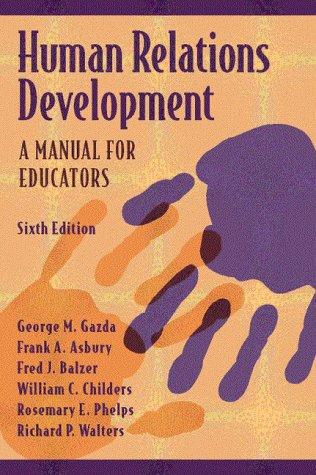 Cover for Human Relations Development