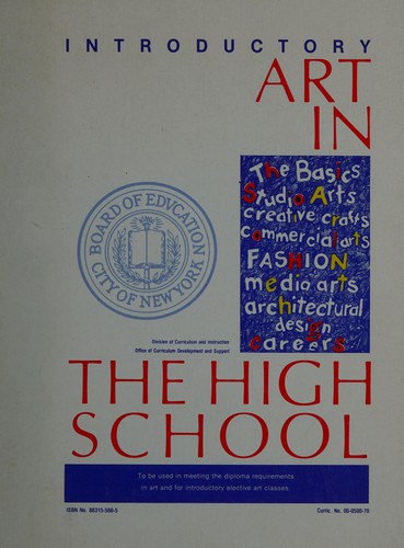 Cover for Introductory art in the high school