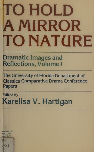 Cover for To hold a mirror to nature