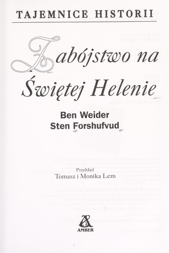 Cover for Zabo jstwo na S wie ·tej Helenie