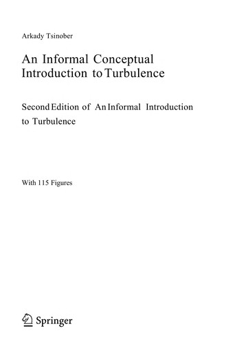 Cover for An informal conceptual introduction to turbulence