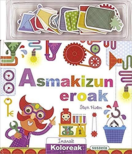 Cover for Asmakizun eroak. Imanak koloreak