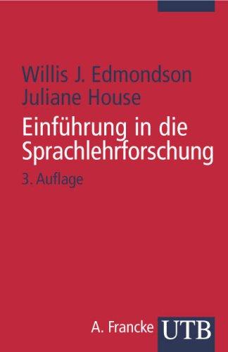 Cover for Einführung in die Sprachlehrforschung.