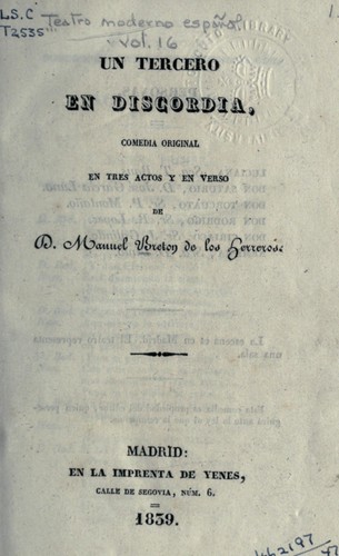 Cover for Teatro moderno español