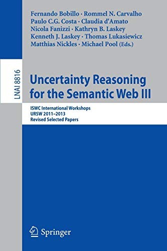 Cover for Uncertainty Reasoning for the Semantic Web III