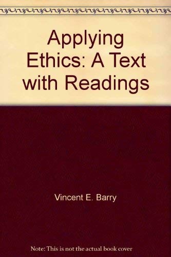Cover for Applying ethics