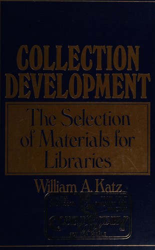 Cover for Collection development