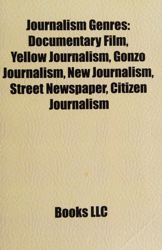 Cover for Journalism genres