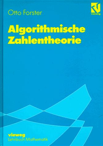 Cover for Algorithmische Zahlentheorie.
