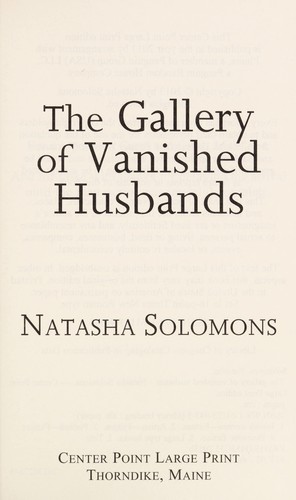Cover for The gallery of vanished husbands