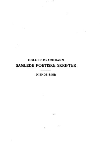 Cover for Samlede poetiske skrifter