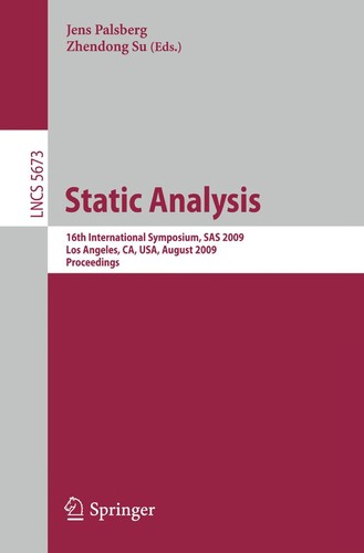 Cover for Static Analysis