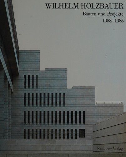 Cover for Wilhelm Holzbauer