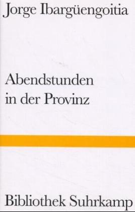 Cover for Abendstunden in der Provinz.