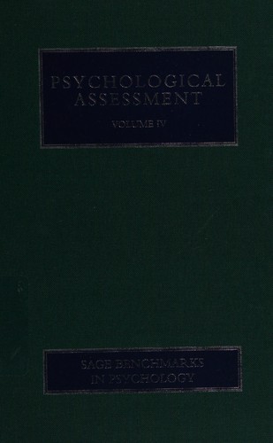 Cover for Psychological assessment
