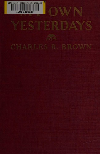 Cover for My own yesterdays